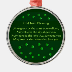 Ornamento De Metal Bênção irlandesa velha