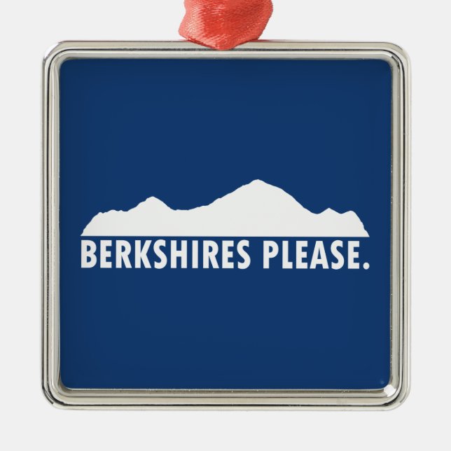 Ornamento De Metal Berkshires, por favor (Frente)