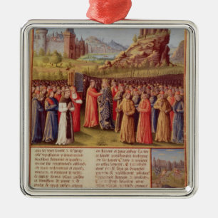 Ornamento De Metal Bernard cruzada preaching de Clairvaux da segunda
