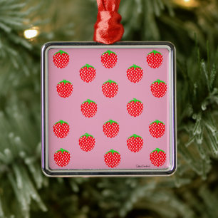 Ornamento De Metal Berry Beauigh Summer