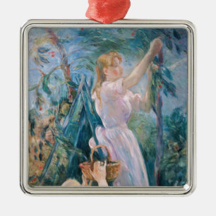 Ornamento De Metal Berthe Morisot - A Colhedora de Cerejas