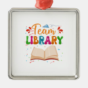 Ornamento De Metal Biblioteca de Equipe