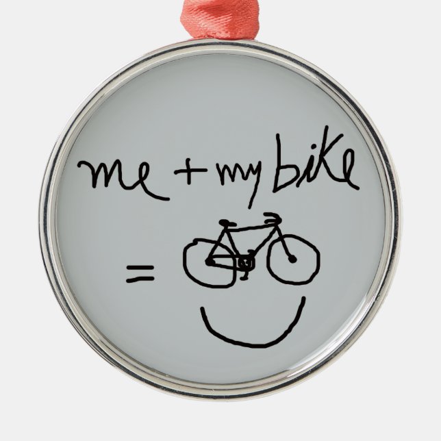 Ornamento De Metal bicicleta = bicicleta (Frente)