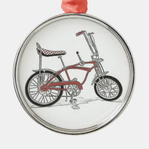 Ornamento De Metal bicicleta clássica da bicicleta do músculo da