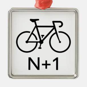 Ornamento De Metal Bicicleta N+1