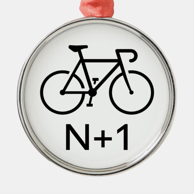 Ornamento De Metal Bicicleta N+1 (Frente)