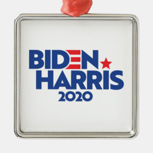 Ornamento De Metal Biden Harris 2020