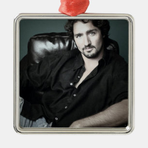 Ornamento De Metal Bigode barba Justin 2006 atraente