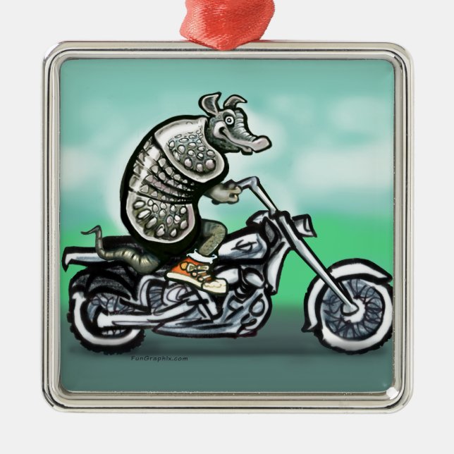 Ornamento De Metal Biker Club Dillo (Frente)