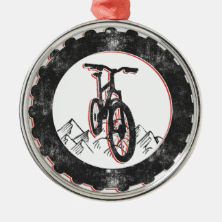 Ornamento De Metal Biking da montanha