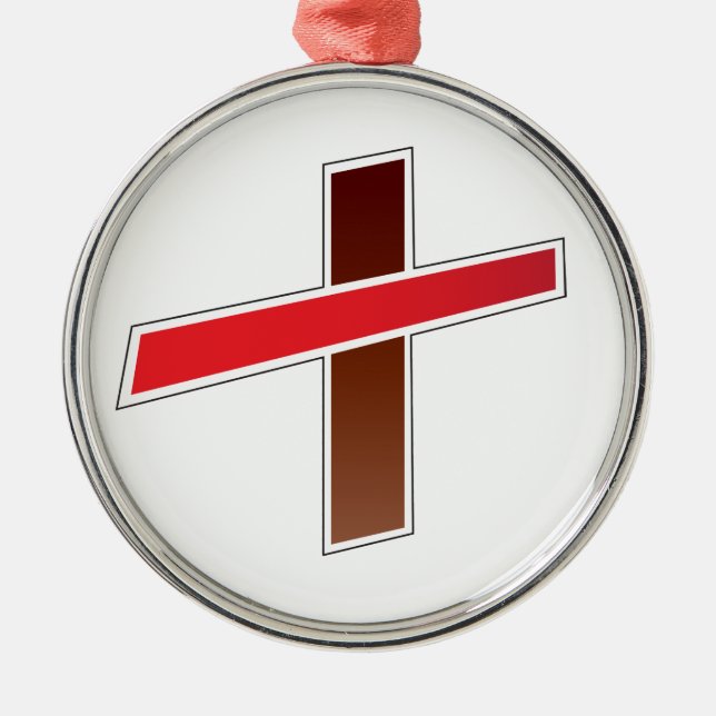 ORNAMENTO DE METAL BILLIEVE CROSS (Frente)
