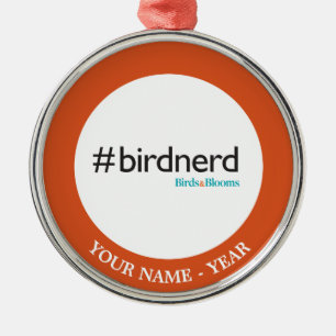 Ornamento De Metal #BirdNerd