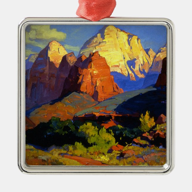 Ornamento De Metal Bischoff - Zion Park (Frente)
