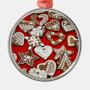 Ornamento De Metal Biscoitos de Natal
