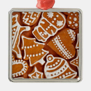 Ornamento De Metal Biscoitos de pão de Natal