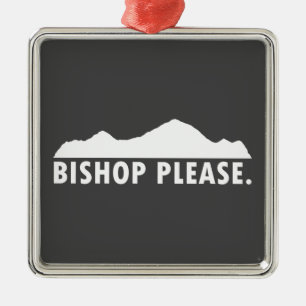 Ornamento De Metal Bishop, por favor