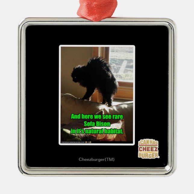 Ornamento De Metal Bisonte do sofá (Frente)