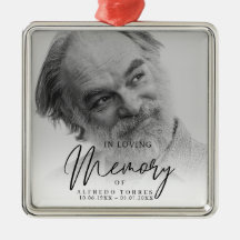 Black & White In Loving Memory Funeral 