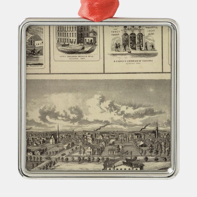 Ornamento De Metal Bldgs de Osage, fazendas, residências (Frente)