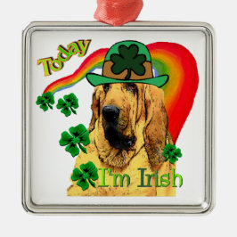 Ornamento De Metal Bloodhound st Patricks