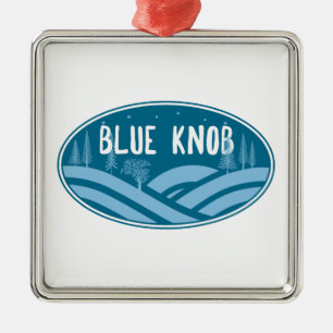 Ornamento De Metal Blue Knob Pensilvânia ao ar livre
