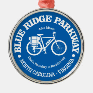 Ornamento De Metal Blue Ridge Parkway (ciclismo)