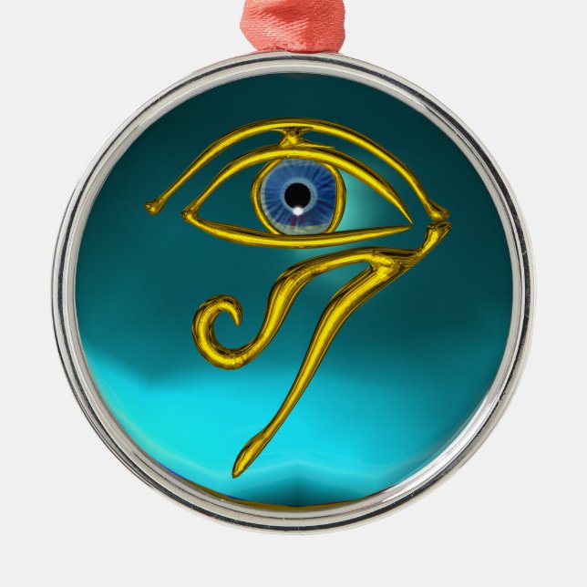Ornamento De Metal BLUE TALISMAN, Aquamarine (Frente)