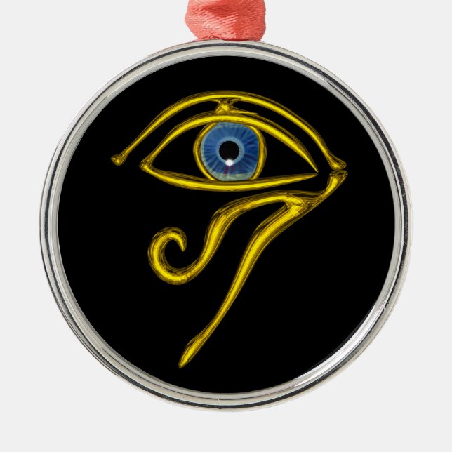 Ornamento De Metal BLUE TALISMAN, preto (Frente)