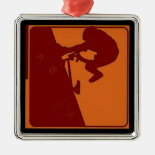 Ornamento De Metal BMX Rider Pop Art