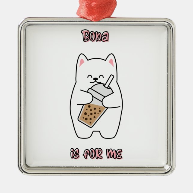 Ornamento De Metal Boba É Para Mim (Frente)