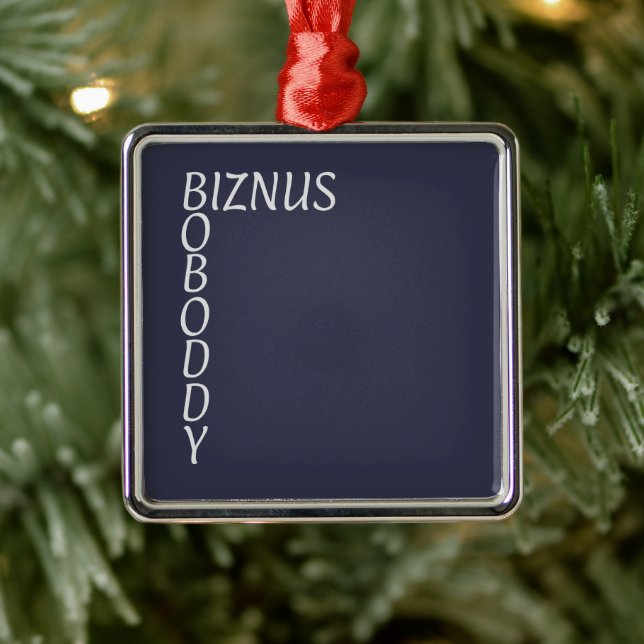 Ornamento De Metal BOBODDY - Creed está brilhando no escritório! (Árvore)