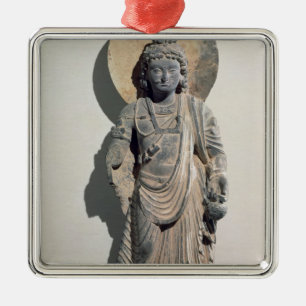 Ornamento De Metal Bodhisattva ereto Maitreya, século III