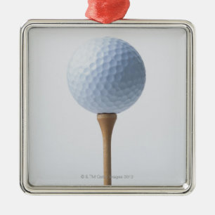 Ornamento De Metal Bola de golfe e T