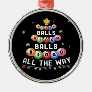 Ornamento De Metal Bolas de Bingo Bingo Até o Fim