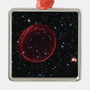 Ornamento De Metal Bolha de Supernova