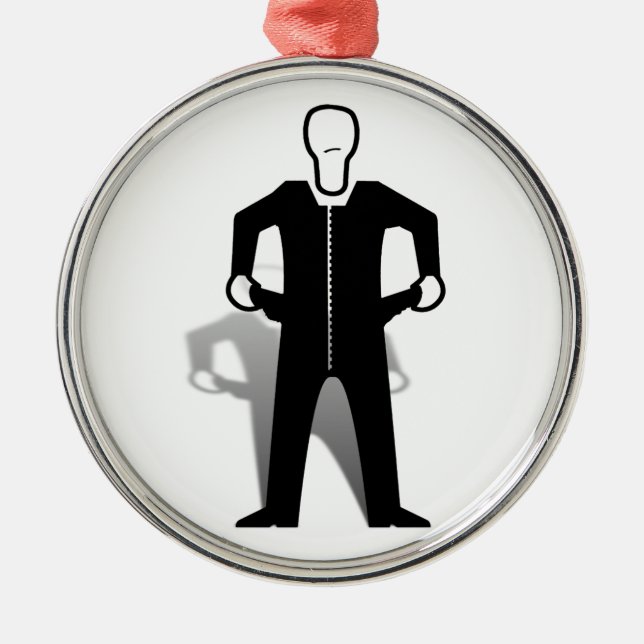 Ornamento De Metal Bolsas vazias (Frente)