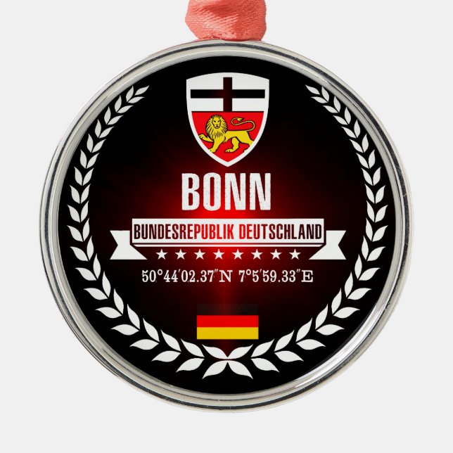 Ornamento De Metal Bona (Frente)