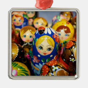 Ornamento De Metal Bonecas de ninho russas