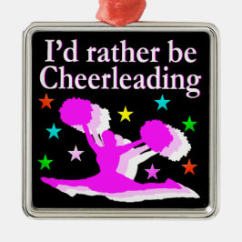 ORNAMENTO DE METAL BONITO PINCO, EU PREFERENCIALMENTE CHEERLEADING DE