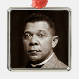 Ornamento De Metal Booker T Washington Freedman & American Educator M