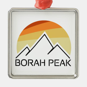 Ornamento De Metal Borah Peak Retro