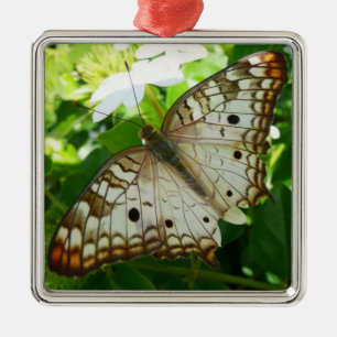 Ornamento De Metal Borboleta sobre Fotografia da Natureza Tropical de