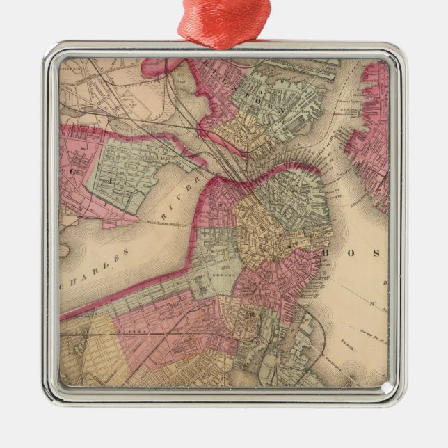 Ornamento De Metal Boston (Frente)