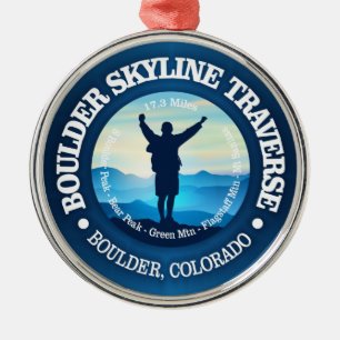 Ornamento De Metal Boulder Skyline Traverse (V)