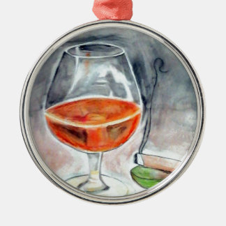 Ornamento De Metal Bourbon e Smoke