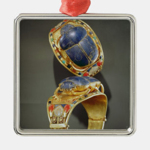 Ornamento De Metal Bracelete do escaravelho, do túmulo de Tutankhamu