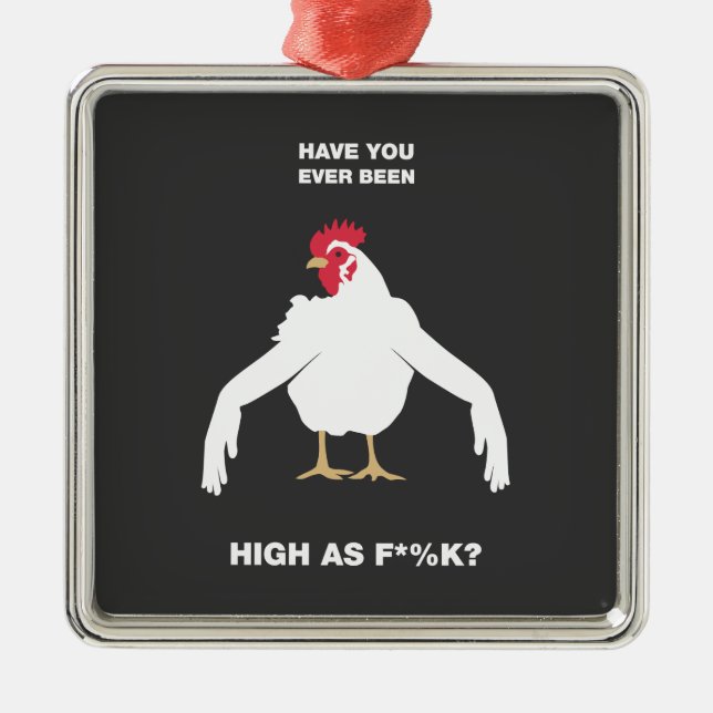 Ornamento De Metal Braços da galinha (Frente)