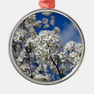 Ornamento De Metal Bradford Pear Blooms
