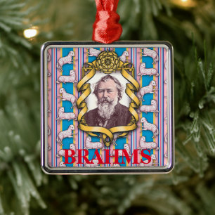 Ornamento De Metal Brahms's Lullaby