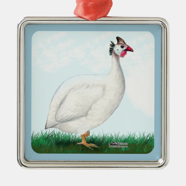 Ornamento De Metal Branco da Guiné (Frente)